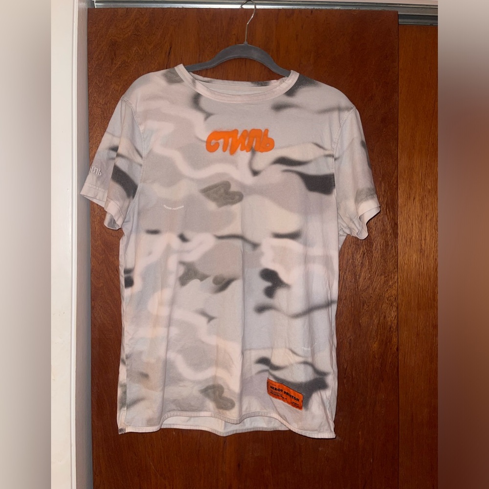 Heron Preston Camo Multicolor T-Shirt